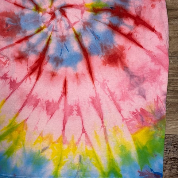 Run DMC Tie Dye Spiral Tee - Picture 9 of 12